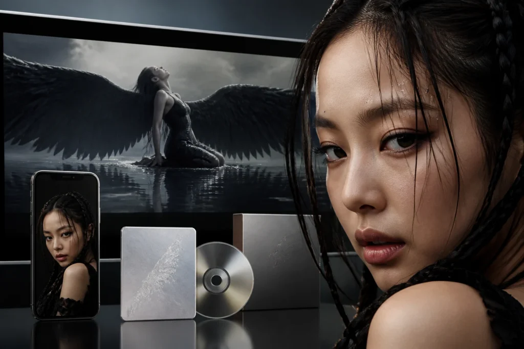제니, 디지털 EP 'Fallen Angel' 공개 — 뮤직비디오의 파격적 비주얼과 확산 양상 정리 관련 이미지