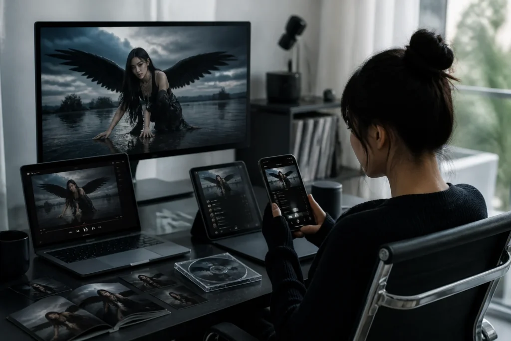제니, 디지털 EP 'Fallen Angel' 공개 — 뮤직비디오의 파격적 비주얼과 확산 양상 정리 관련 이미지