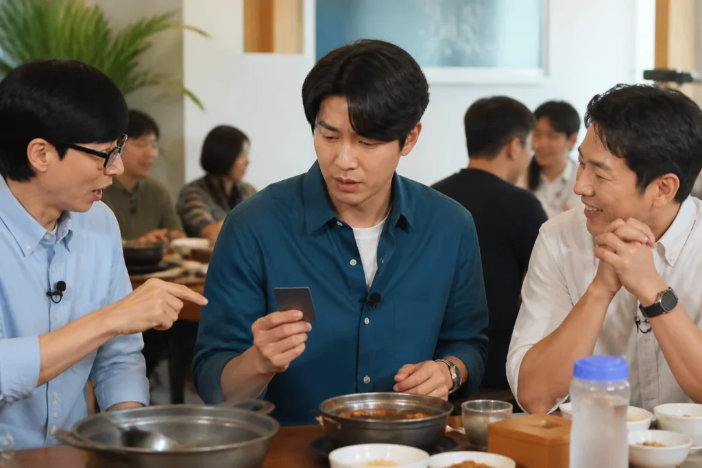 현빈 '개인카드' 장면은 실제로 있었다 — 하지만 표정 한 장면으로 '밥 사기 싫음'을 단정하긴 어렵다 관련 이미지