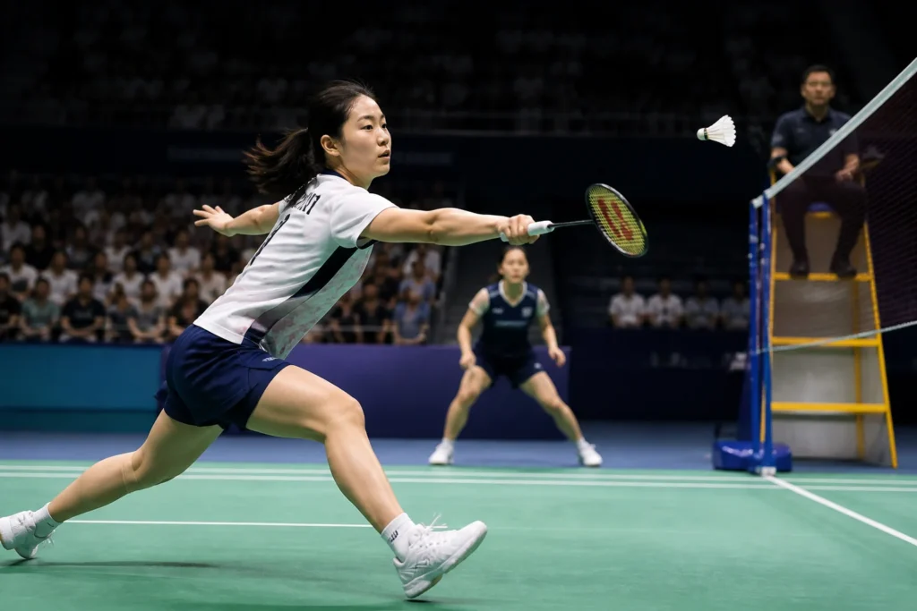 심유진, China Masters 32강서 쑹쒀윈 2-0 완파 — 2세트 초반 18연속 득점으로 경기 장악 관련 이미지