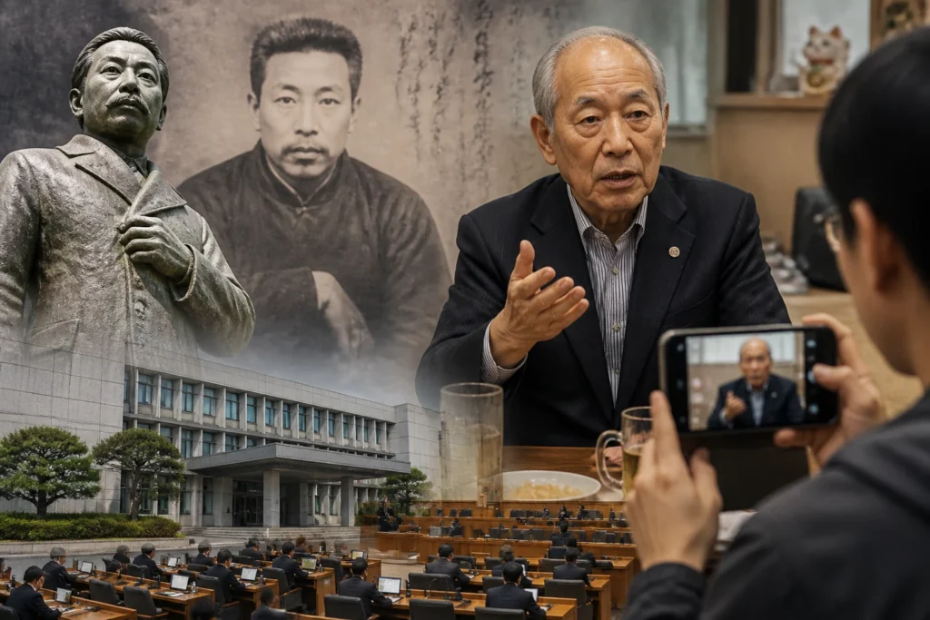 '이토 암살한 안중근은 애국자'라는 일본 시의원 발언 — 보도는 있지만 발언의 공식성은 미확인 관련 이미지