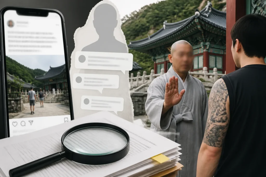 해동용궁사 '타투 출입 제지' 논란 — 보도는 확인되지만 사찰의 공식 규정은 아직 공개되지 않았다 관련 이미지