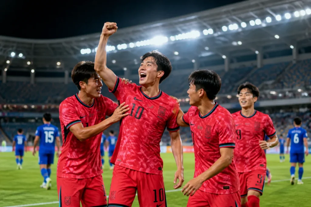 AFC U-20 아시안컵(예선) 현황: 예선 진행 중이며 한국이 본선 진출을 확정했습니다 관련 이미지