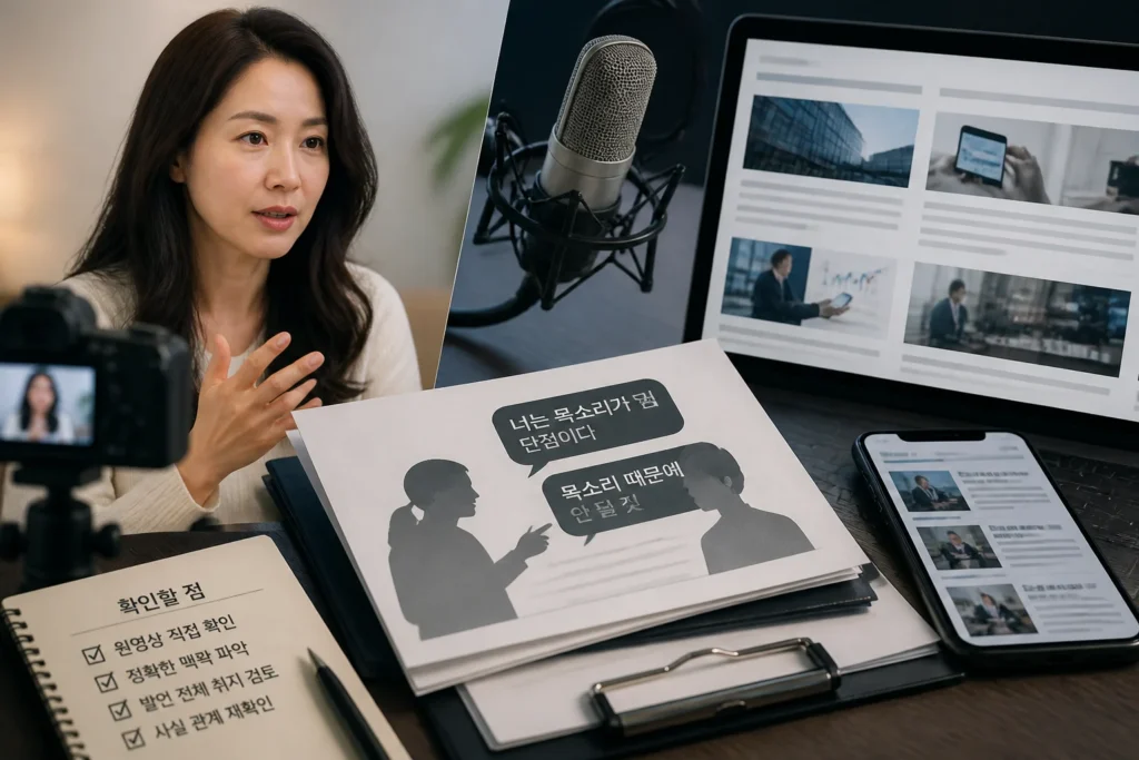 송지효가 밝힌 '오디션에서 들은 목소리 평가' — 지금 보도되는 내용과 확인할 점 관련 이미지