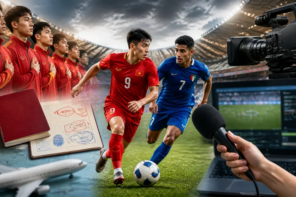 U23 베트남 vs U23 쿠웨이트 — 경기 자체뿐 아니라 입국 문제·중계 불확실성도 함께 보자 관련 이미지