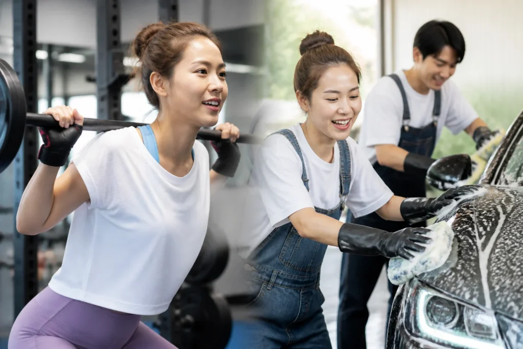 신지, '세차' 유튜브 영상서 밝힌 운동 근황 — 42kg 논란 이후 체력 관리 중 관련 이미지