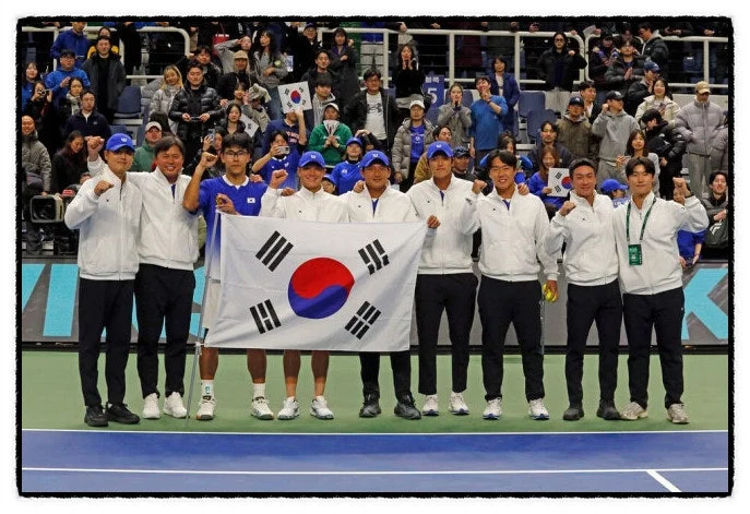 권순우·정현, 데이비스컵 첫날 나란히 역전승…한국 2-0 리드 — 복식이 승부 갈라놓는다 관련 이미지