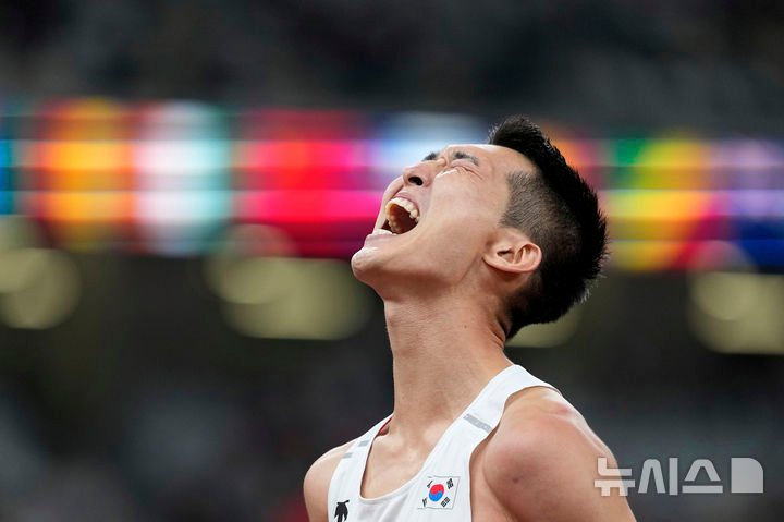 우상혁, 아시안게임 남자 높이뛰기 동메달(2.22m) — 아시안게임 3회 연속 메달 관련 이미지