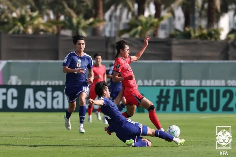 일본-우즈베키스탄 준결승 1-1 연장, 한국은 결승 전 회복 여유 확보 관련 이미지