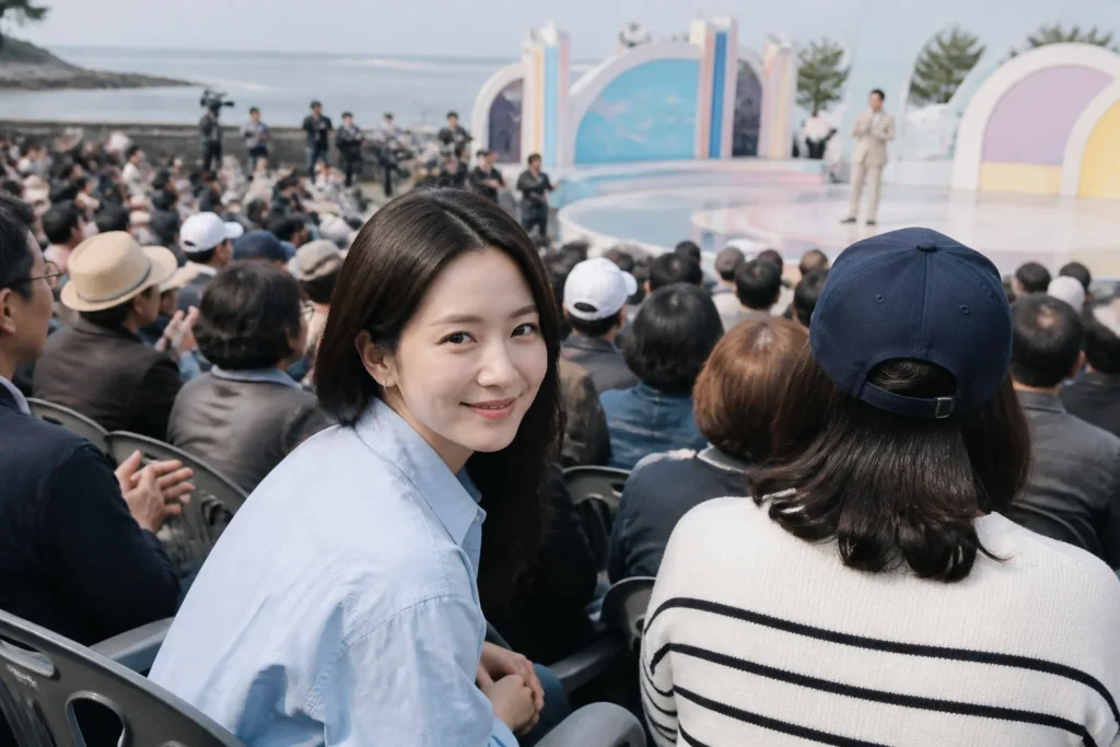 소녀시대 유리, '전국노래자랑' 객석 포착 — 초대가수 아닌 관람객 모습이 공식 채널로 공개돼 화제 관련 이미지