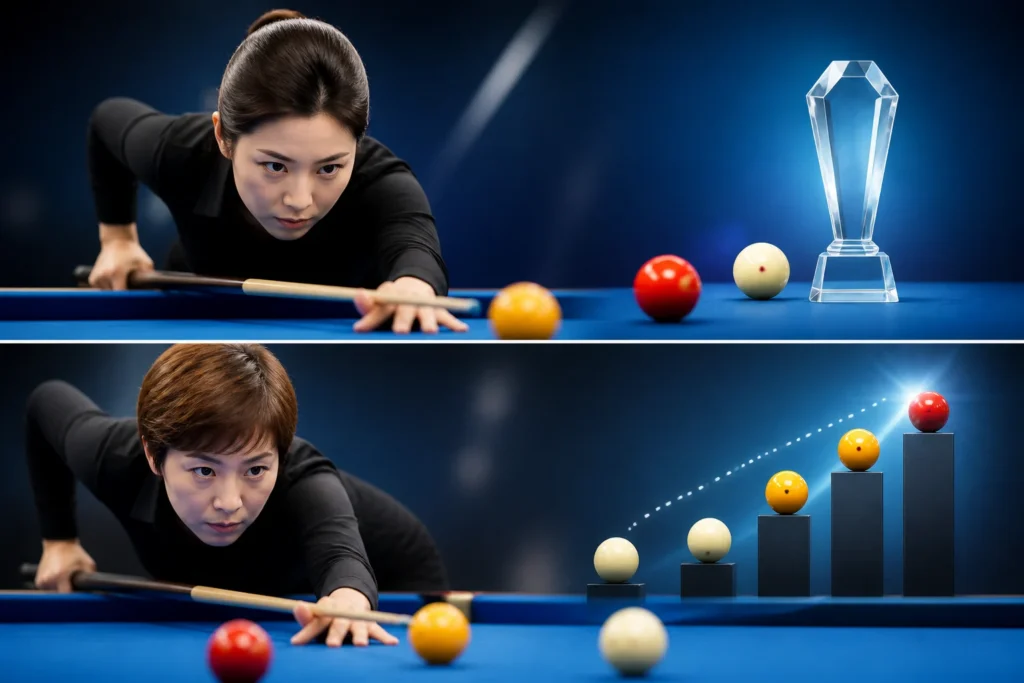 김가영은 한지은 꺾고 8강, 임정숙은 정수빈에 0-2→3-2 역전승 — 보도와 공식 결과가 일치합니다 관련 이미지