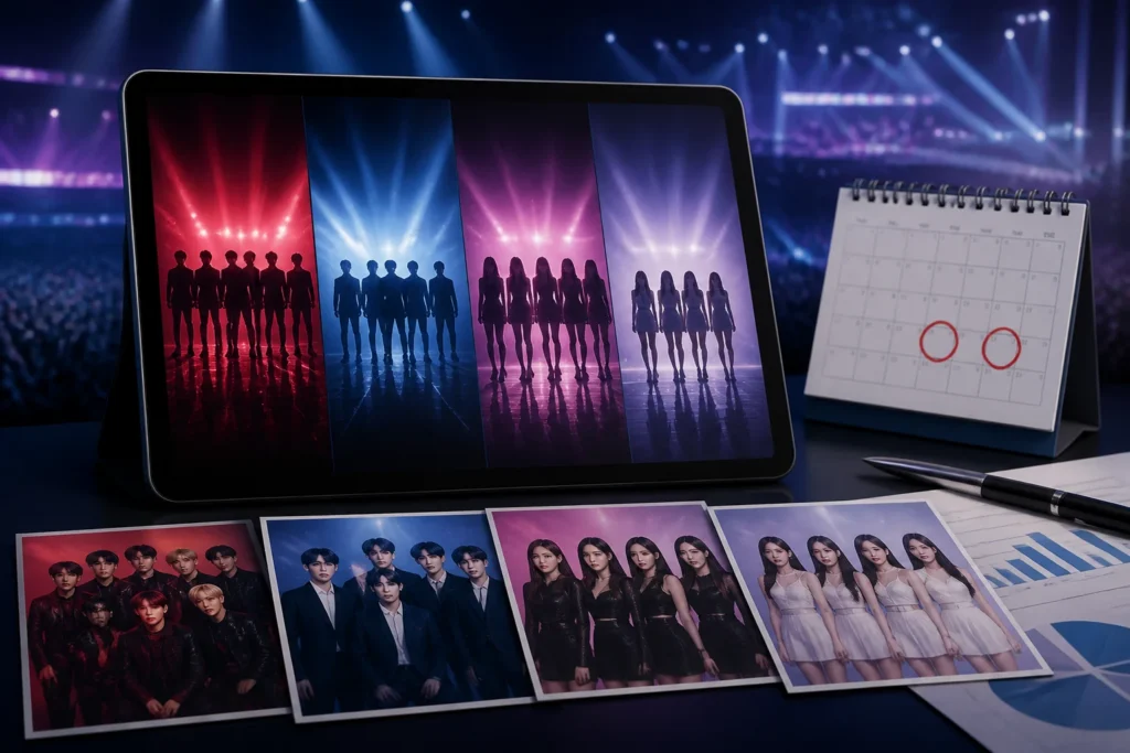 SBS, 12월 24~25일 '2026 가요대전' 1차 라인업 공개 — 스트레이 키즈·투바투·아이브·리센느 포함 관련 이미지