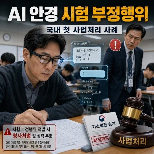 AI 안경 쓰고 국가자격시험 쳤다 — 적발 사실과 향후 영향 정리 관련 이미지