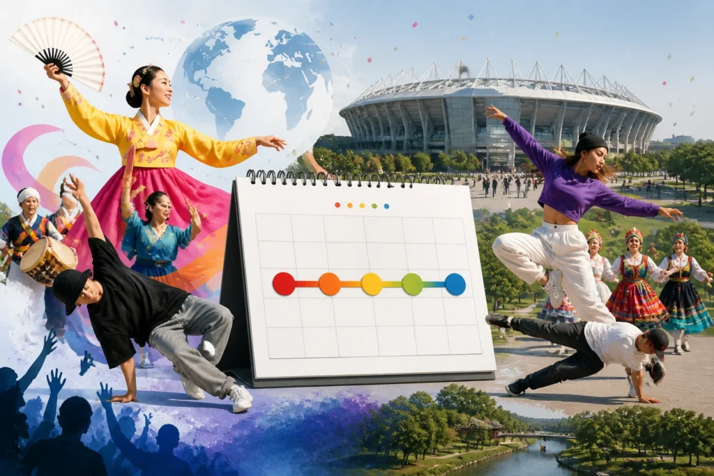 세계 춤꾼 한자리에 — 천안흥타령춤축제 2026, 10월 1일 개막 관련 이미지